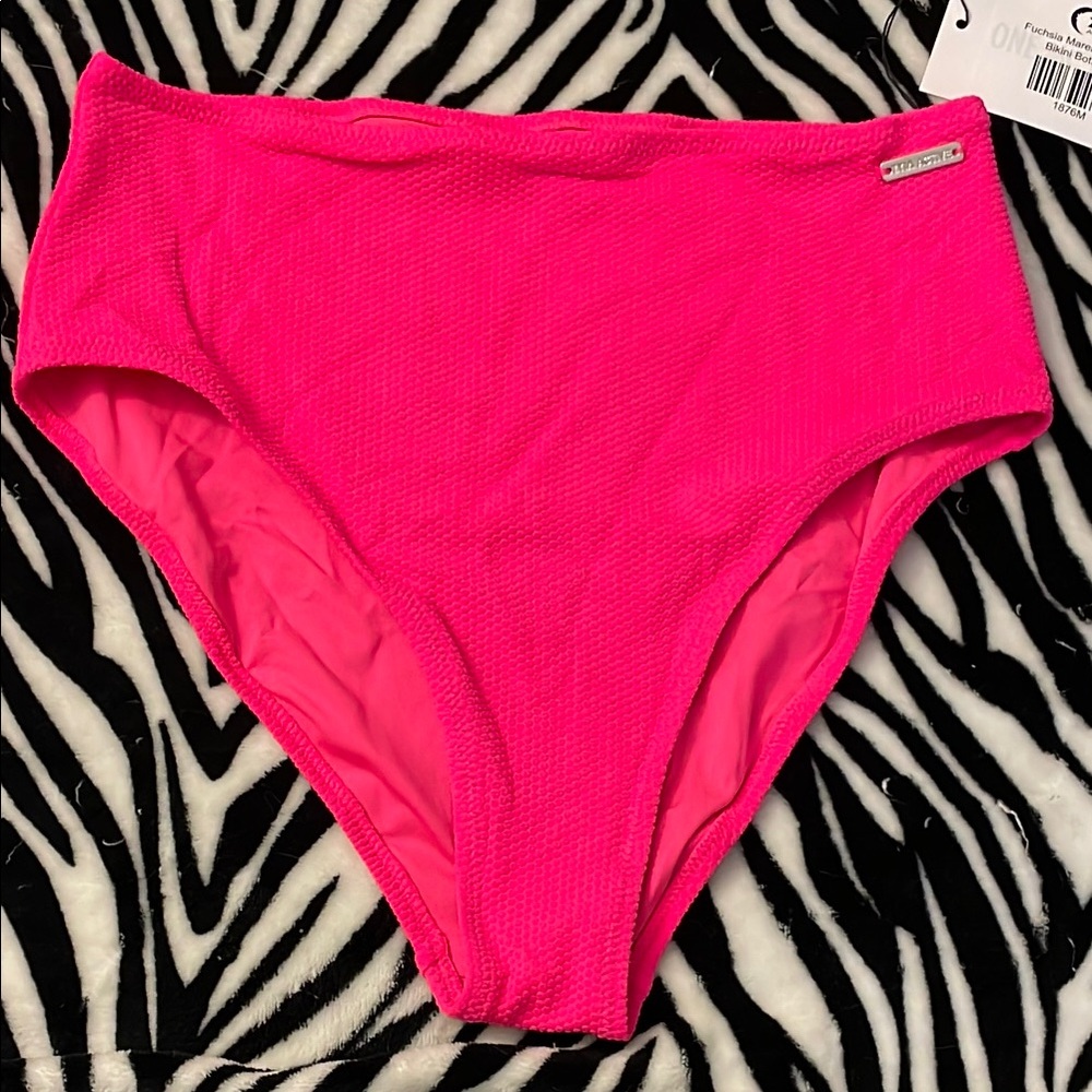 ZYIA Pink high waisted bikini bottoms